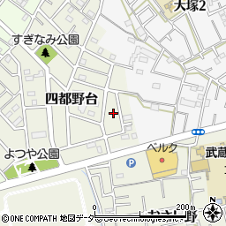 埼玉県川越市四都野台17周辺の地図