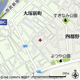 埼玉県川越市四都野台1周辺の地図