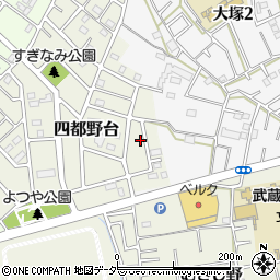 埼玉県川越市四都野台17-5周辺の地図