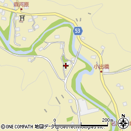 埼玉県飯能市上名栗2781周辺の地図