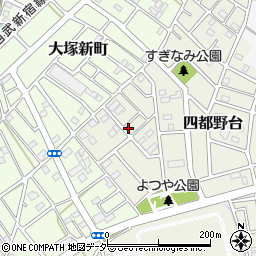埼玉県川越市四都野台8-1周辺の地図