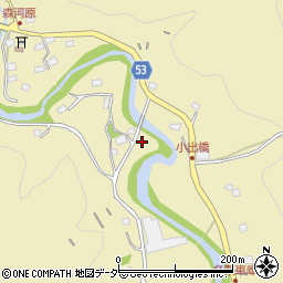 埼玉県飯能市上名栗2796周辺の地図