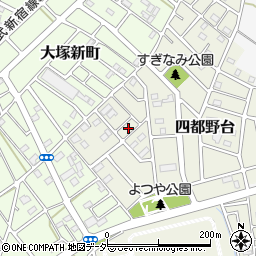 埼玉県川越市四都野台8周辺の地図