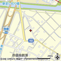 埼玉県越谷市増森2237-3周辺の地図
