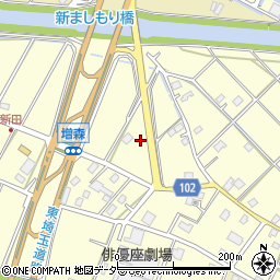 埼玉県越谷市増森2249周辺の地図
