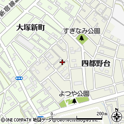 埼玉県川越市四都野台8-6周辺の地図