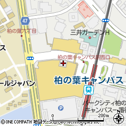 千葉銀行柏の葉キャンパス支店 ＡＴＭ周辺の地図