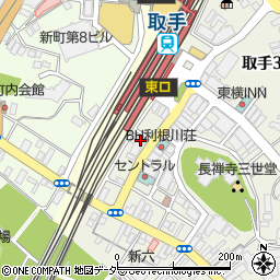 エルヴェ学院　取手校周辺の地図