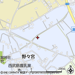 埼玉県日高市野々宮67周辺の地図