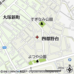 埼玉県川越市四都野台12-18周辺の地図