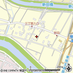 埼玉県越谷市増森2486-1周辺の地図