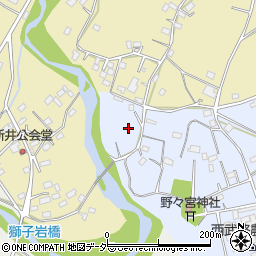 埼玉県日高市野々宮184周辺の地図