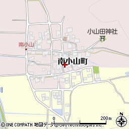 福井県越前市南小山町周辺の地図