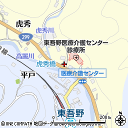 埼玉県飯能市虎秀31周辺の地図