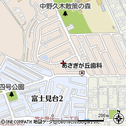 千葉県流山市中野久木563-57周辺の地図