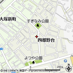 埼玉県川越市四都野台12-28周辺の地図