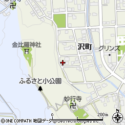 福井県越前市沢町207周辺の地図