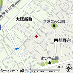 埼玉県川越市四都野台9周辺の地図