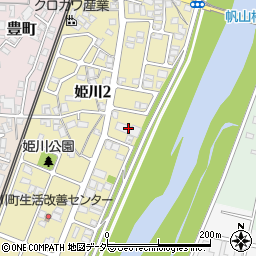 福井急行姫川周辺の地図