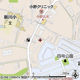 千葉県流山市中野久木444周辺の地図