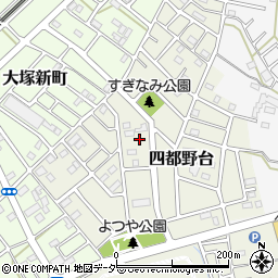 埼玉県川越市四都野台12-27周辺の地図