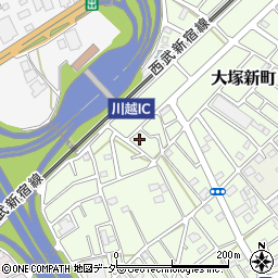 鶴塚公園周辺の地図