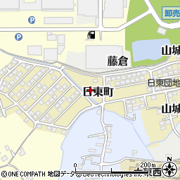 埼玉県川越市日東町周辺の地図