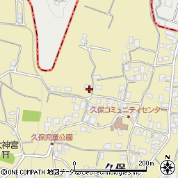 長野県南箕輪村（上伊那郡）久保周辺の地図