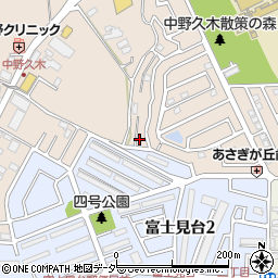 千葉県流山市中野久木485-4周辺の地図