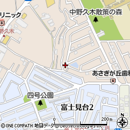 千葉県流山市中野久木563-87周辺の地図