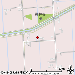 茨城県稲敷郡河内町下加納2505周辺の地図