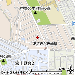 千葉県流山市中野久木563-46周辺の地図