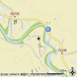 埼玉県飯能市上名栗2787周辺の地図