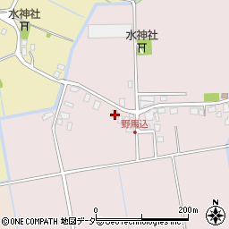 千葉県成田市野馬込279周辺の地図