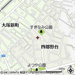 埼玉県川越市四都野台12-6周辺の地図