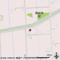 茨城県稲敷郡河内町下加納1347-1周辺の地図