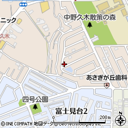 千葉県流山市中野久木563-16周辺の地図