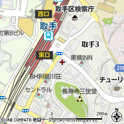 カラオケ本舗まねきねこ 取手駅東口店周辺の地図