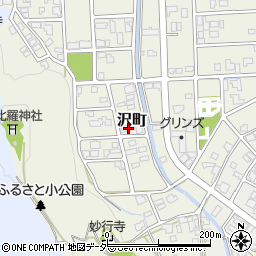 福井県越前市沢町187周辺の地図