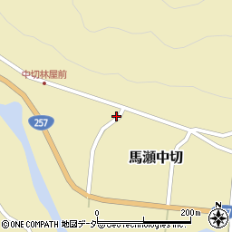 岐阜県下呂市馬瀬中切1141周辺の地図
