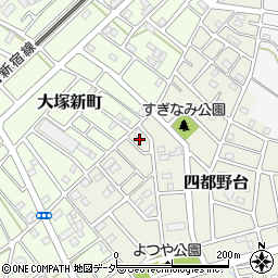 埼玉県川越市四都野台11周辺の地図