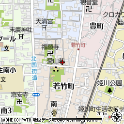 若竹町ふれあい会館周辺の地図