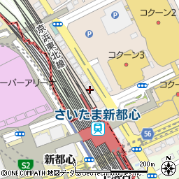 埼玉りそな銀行さいたま新都心支店周辺の地図