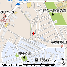 千葉県流山市中野久木485-14周辺の地図