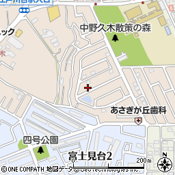 千葉県流山市中野久木563-14周辺の地図