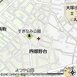 埼玉県川越市四都野台21-20周辺の地図