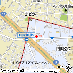 埼玉ユニオンサービス周辺の地図
