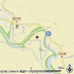 埼玉県飯能市上名栗2780周辺の地図