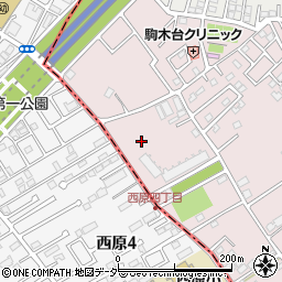千葉県流山市駒木台4周辺の地図
