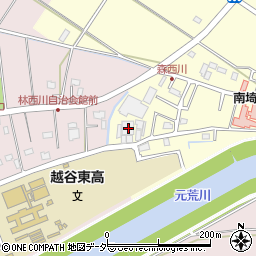 埼玉県越谷市増森207-1周辺の地図